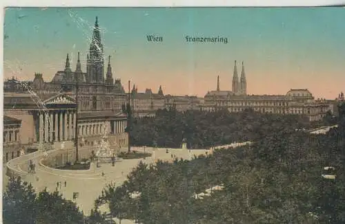 Wien  - Franzensring - von 1910 (AK59027)