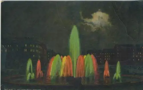 Wien  - Leuchtbrunnen - von 1912 (AK59029)