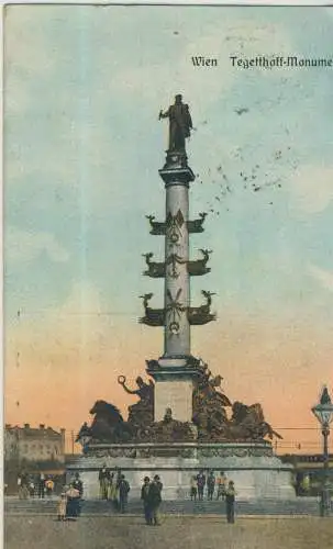 Wien  - Tegetthoff-Monument- von 1909 (AK59030)