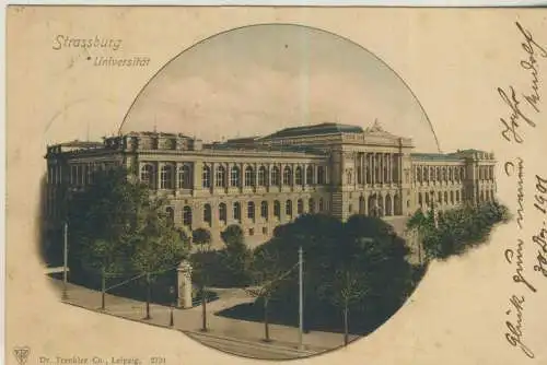 Strassburg - Universität - von 1901   (AK59044)