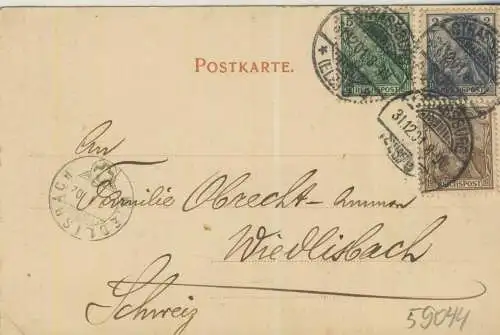 Strassburg - Universität - von 1901   (AK59044)