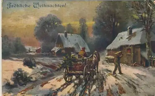 Fröhliche Weihnachten ! - von 1908  (AK59062)