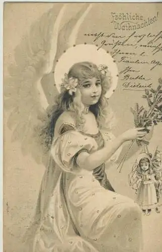 Fröhliche Weihnachten ! - von 1908 (AK59064)