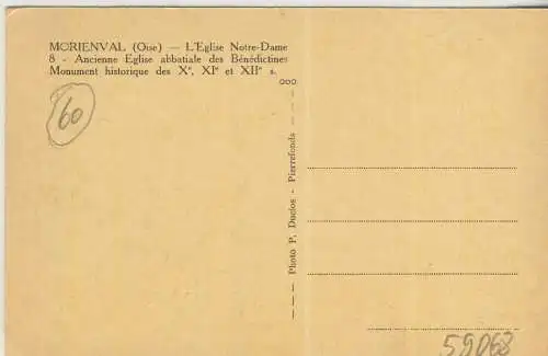 Morienval - L'Eglise Notre-Dame - von 1919 (AK59068)