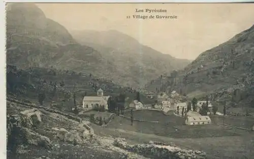 Les Pyrénées - Village de Gavarnie - von 1920 (AK59107)