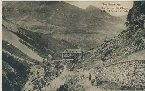 Les Pyrénées - Gavarnie -  Le Cirque et Hôtel de la Cascade - von 1920 (AK59109)