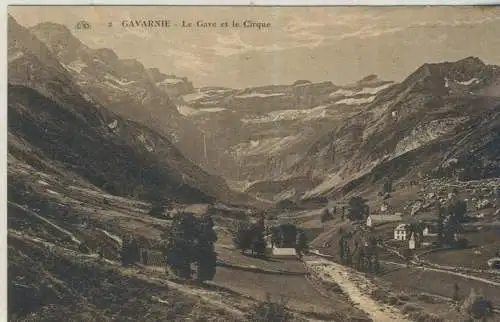 Gavarnie - Le Cave et le Cirque - von 1931 (AK59113)