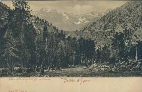 Vallée d'Aure - Gorge d'Esbaraque et Pic de Cambiel - von 1924 (AK59119)