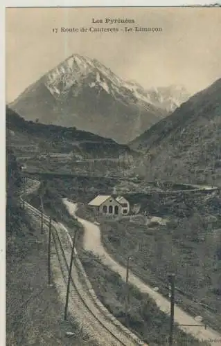 Les Pyrénées - Route de Cauterets - Le Limacon - von 1924 (AK59125)