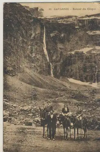 Gavarnie - Route du Cirque - von 1931 (AK59127)