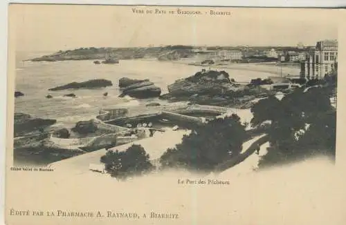 Vues du Pays de Gascogne - Biarritz - Le Port des Pècheurs  - von 1912 (AK59133)