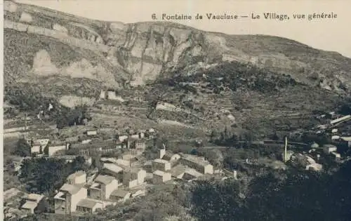 Fontaine de Vaucluse - Le Village - Vue générale - von 1925 (AK59155)