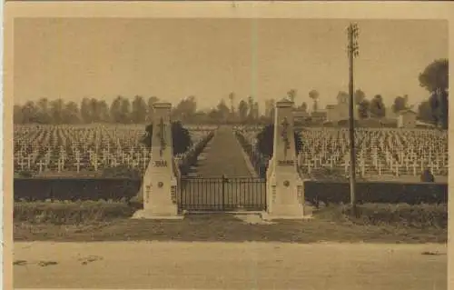 Der Militärfriedhof von BRAS neben Verdun - von 1925 (AK59158)