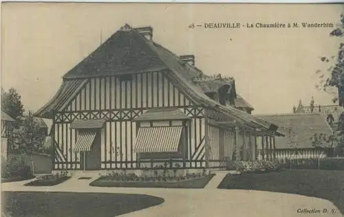 DEAUVILLE - La Chaumière à M. Wanderbith - von 1921   (AK59170)