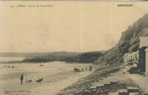 BINIC - Gréve de l'Avant-Port - BRETAGNE - von 1921   (AK59171)