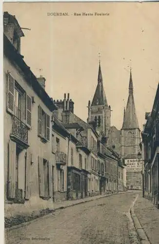 DOURDAN - Rue Haute Foulerie - von 1915  (AK59186)