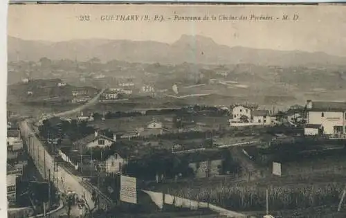GUETHARY - Panoramade la Chaine des Pyrénées - von 1931  (AK59187)