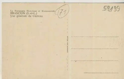 BRANCION - Vue générale du Château - von 1931 (AK59199)