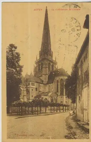 AUTUN - La Cathédrale St-Lazare - von 1933  (AK59200)