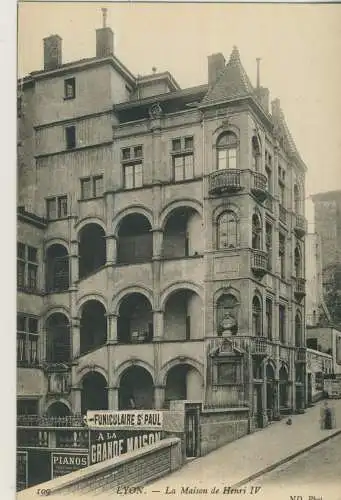 LYON - La Maison de Henri IV - von 1921 (AK59213)
