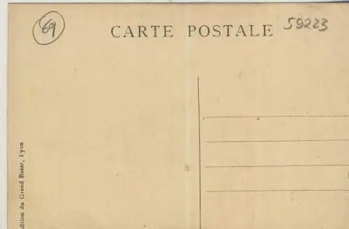 LYON - La Place des Terreaux et l'Hôtel de Ville - von 1921  (AK59223)