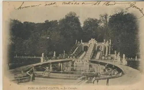 PARC de SAINT-CLOUD - Les Cascades - von 1902 (AK59232)