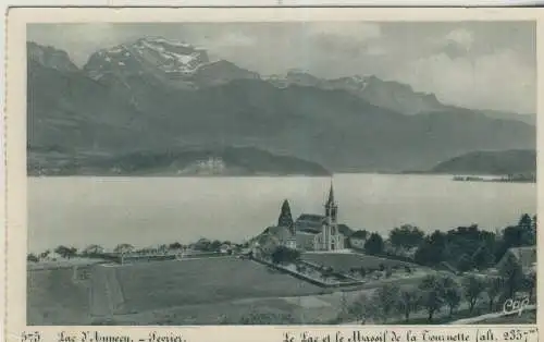 Lac d'Annecy - Sevrier - Le Lac et le Massif de la Tournelle - von 1952 (AK59243)