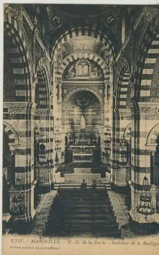 MARSEILLE - N.D. de la Garde - Intèrieur de la Basilique  - von 1927 (AK59247)