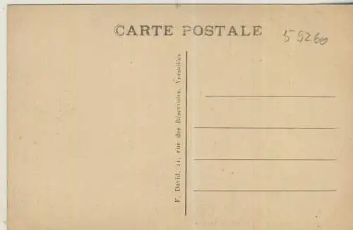 Soupirant sous un pont, parmi les troncs - von 1931 (AK59260)