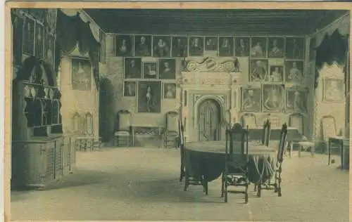 Schloss Rocheburg i. S. - Ahnensaal von 1920 (59305)