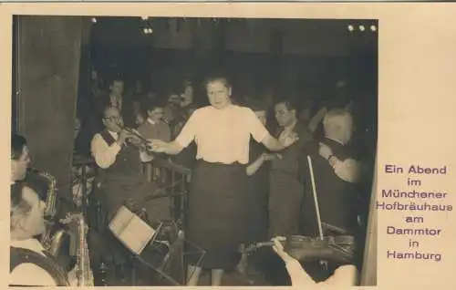 Ein Abend im Münchener Hofbräuhaus am Dammtor in Hamburg - von 1948 (59310)