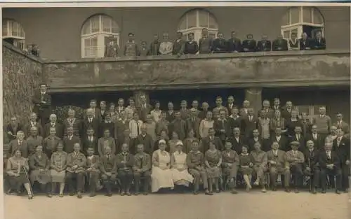 Gruppen-Foto mit 2 Krankenschwestern -  Hamburg - von 1938 (59312)