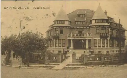 KNOCKE-ZOUTE - Tennis-Hôtel - von 1921 (AK59407)