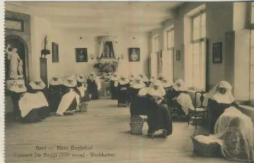 Gent - Klein Begijnhof - Werkkamer - von 1921 (AK59409)