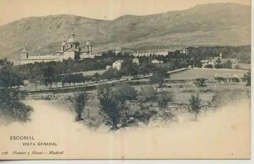 ESCORIAL - Vista general  - von 1905 (AK59414)