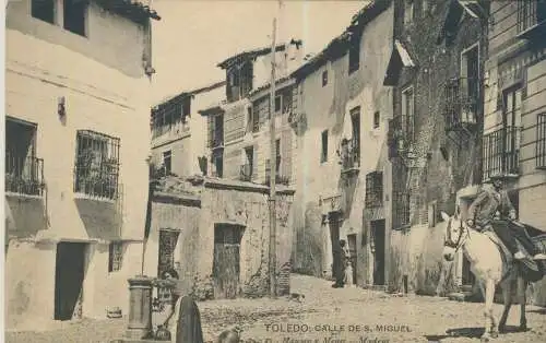 TOLEDO - Calle de S. Miguel - von 1915 (AK59419)