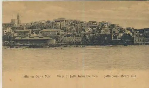 Jaffa vom Meere aus  - von 1906 (AK59438)