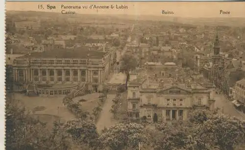 SPA - Panorama vu d'annette & Lubin  - von 1931 (AK59455)