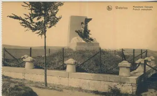 Waterloo - Monument francaise   - von 1931 (AK59458)