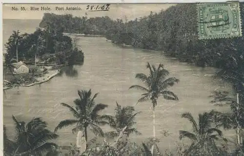 Jamaika - Blue Hole - Port Antonio - von 1907 (AK59469)