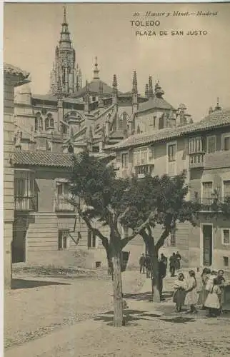 TOLEDO - Plaza de San Justo - von 1923 (AK59474)