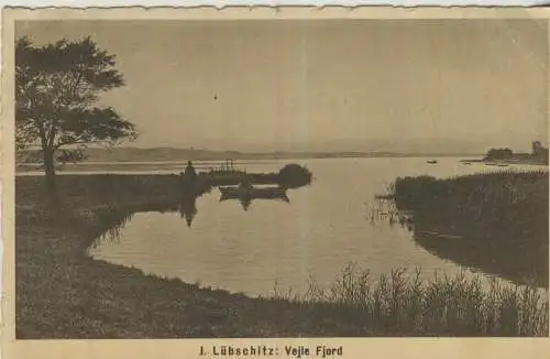 J. Lübschütz: Vejle Fjord - von 1919 (AK59478)