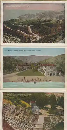 Santa Catalina Island - Folding Post Card - mit seltener Briefmarke !!!!   - von 1919 (AK59496)