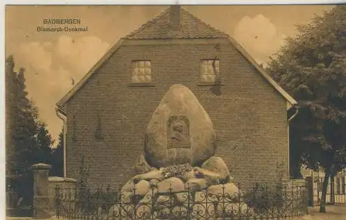 Badbergen - Bismarck-Denkmal - von 1910 (AK59509)