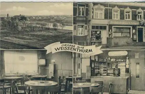 Gasthof Joh. Schmalenbach Wwe. - Weissenthurm bei Koblenz/Rhein - 4 Ansichten - von 1931 (AK59513)