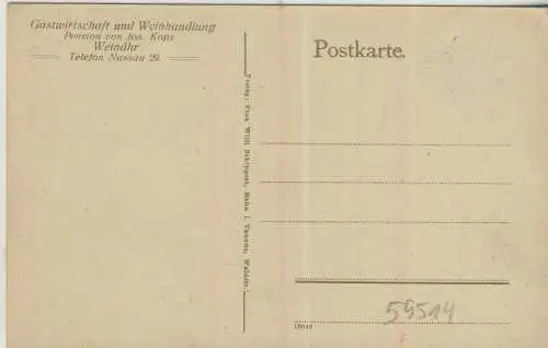 Weinähr - Gastwirtschaft und Weinhandlung -  von Jos. Kops - von 1931 (AK59514)