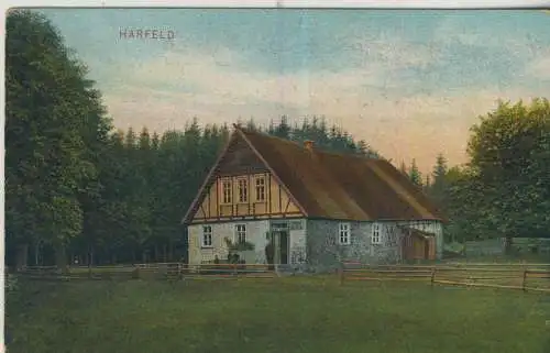 HARFELD - Gasthof - von 1921 (AK59516)