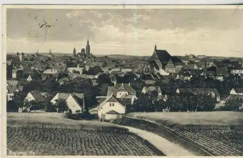 Freiberg - Sachsen - Totalansicht - von 1936 (AK59520)