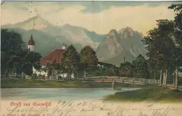 Gruß aus Garmisch - von 1903 (AK59534)
