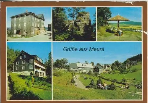 Grüße aus Meura - 5 Ansichten v. 1987 (AK55573)